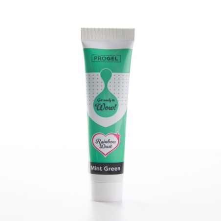 Colorante en gel concentrado Mint Green Verde Menta ProGel Rainbow Dust