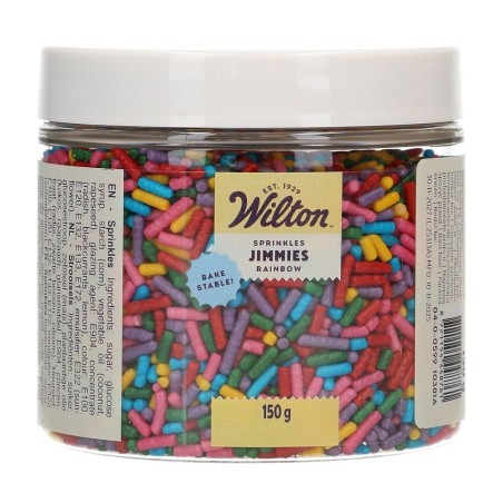 Sprinkles Fideos de Colores Jimmies Rainbow 150g Wilton