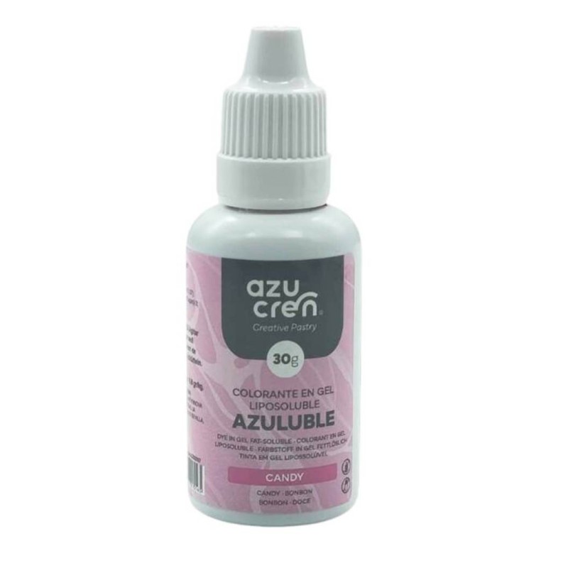 Colorante en gel liposoluble Rosa Candy 30 ml Azucren