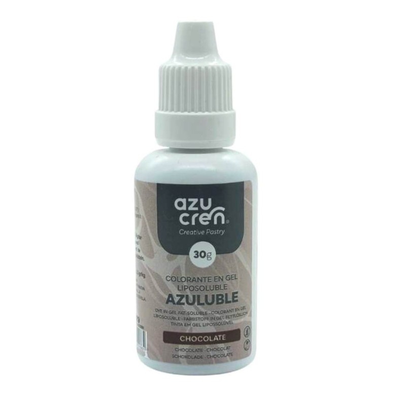 Colorante en gel liposoluble Marrón Chocolate 30 ml Azucren