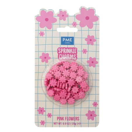Sprinkles Flores Rosa 25g PME