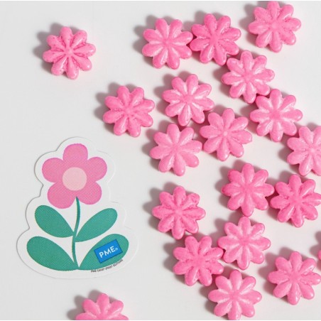 Sprinkles Flores Rosa 25g PME