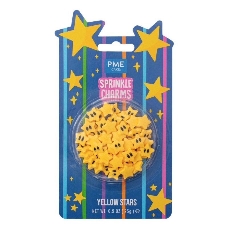 Sprinkles Estrellas Amarillas Mario Bros 25g PME