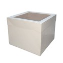 Caja para tarta con ventana 30 x 30 x 25 cm