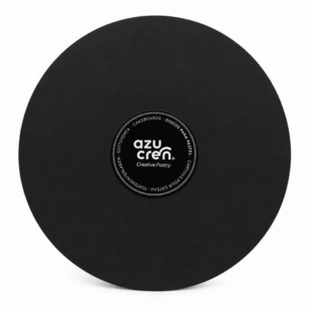 Bandeja de presentación Negro 30 cm x 3 mm Azucren