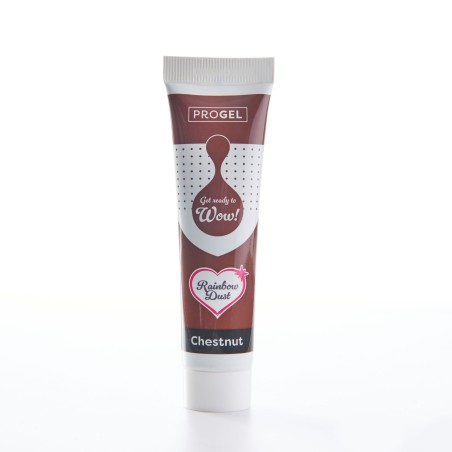 Colorante en gel concentrado Chestnut Castaño ProGel Rainbow Dust
