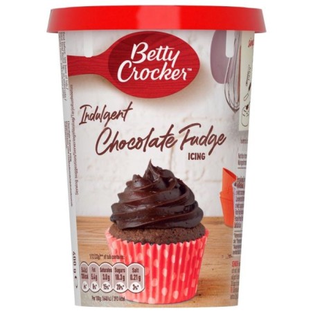 Crema de Relleno y Decorado Chocolate Fudge 400g Betty Crocker
