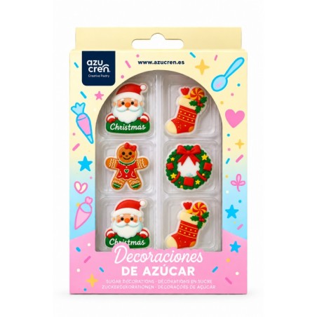 Decoraciones de azúcar Dulce Navidad (8) Azucren