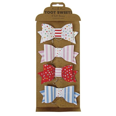 Lacitos decorativos pack 4 Colección Toot Sweet Meri Meri