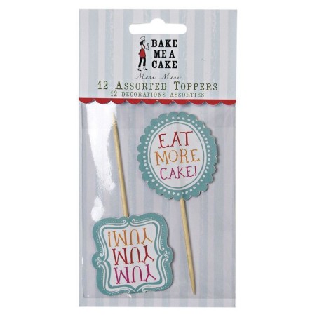 Pack de 12 toppers colección Yum Yum Meri Meri