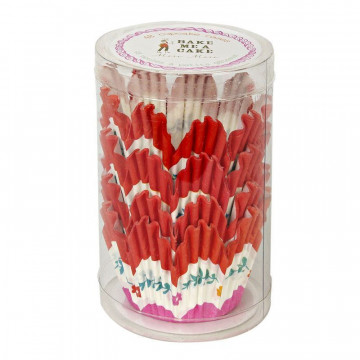 Capsulas muffins colección Read and Pink Flower Meri Meri