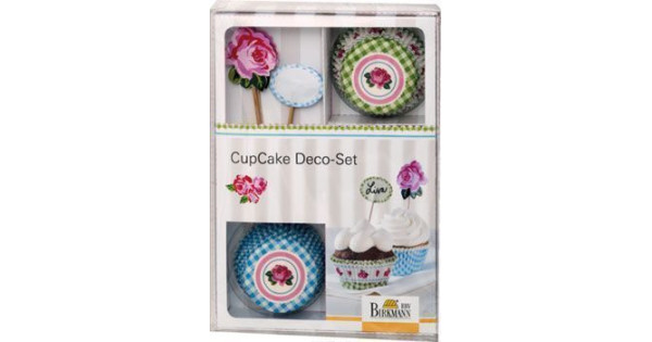 Set cupcakes Deco Rose Birkmann