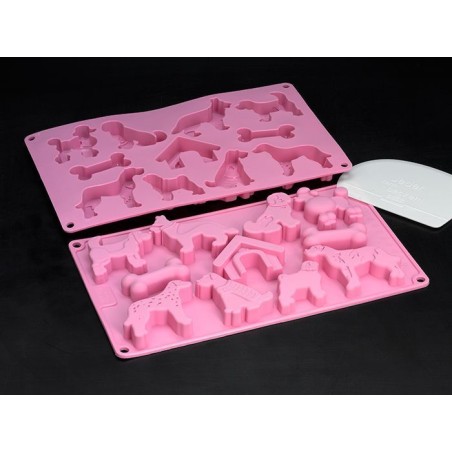 Molde silicona pastelitos Gatos Birkmann