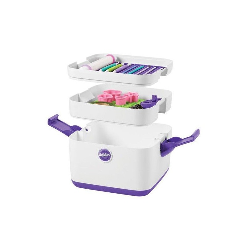 Caja almacenadora Fondant y Pasta de goma 48 piezas Wilton