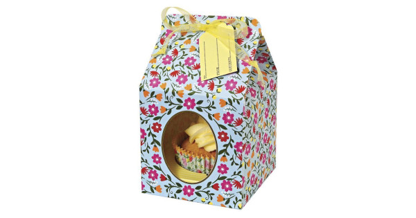 Cajas pack 4 cajas cupcakes individuales colección Floral Pattern Meri Meri