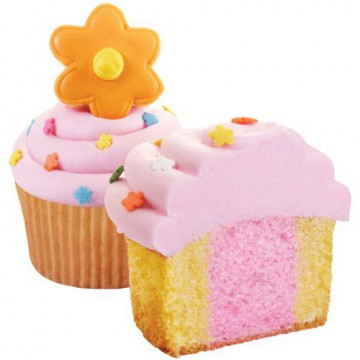 Molde para cupcakes bicolor Wilton