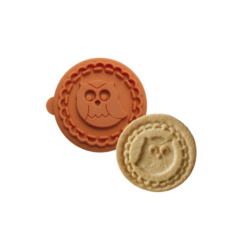 Sello/Estampación galletas Buho Birkmann