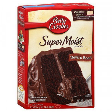 Mix de bizcocho de chocolate Devil´s Food Betty Crocker