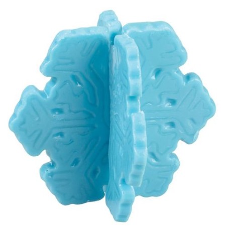 Molde para bombones de plástico copo de nieve Wilton