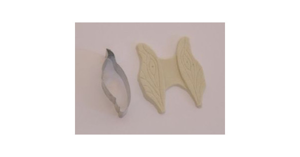 Set cortador y molde silicona: Alas Mariposa