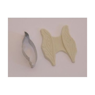 Set cortador y molde silicona: Alas Mariposa