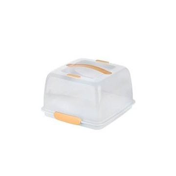 Caja Transportadora Térmica Cuadrada Blanca Amarillo Tescoma