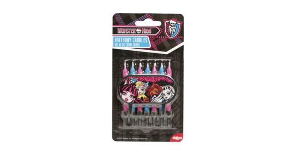 Vela pack 7 velas Monster High