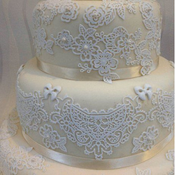 Tapete de silicona Sweet Lace Cake Lace