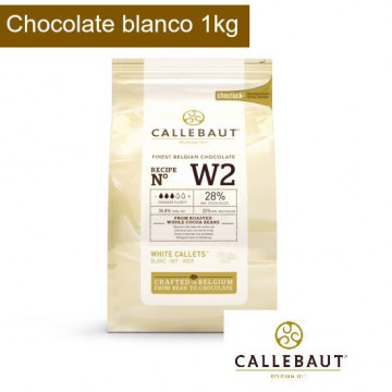 Chocolate blanco en grageas 1kg Callebaut