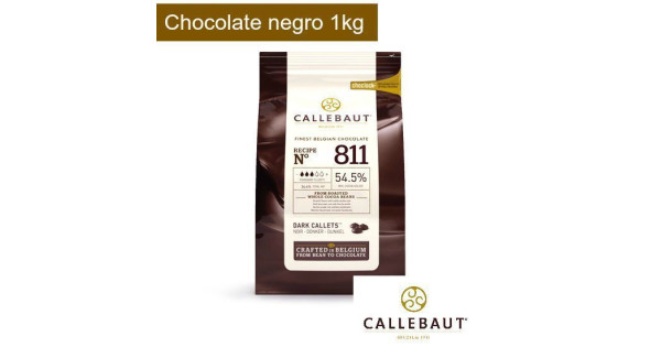 Chocolate negro 54,5% en grageas 1kg Callebaut