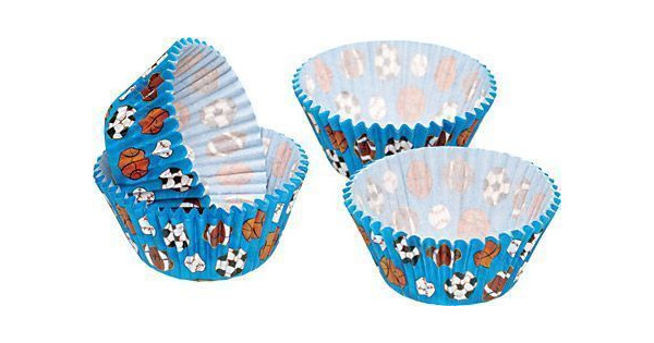Cápsulas de Cupcakes Deporte Azul (60) Kitchen Craft