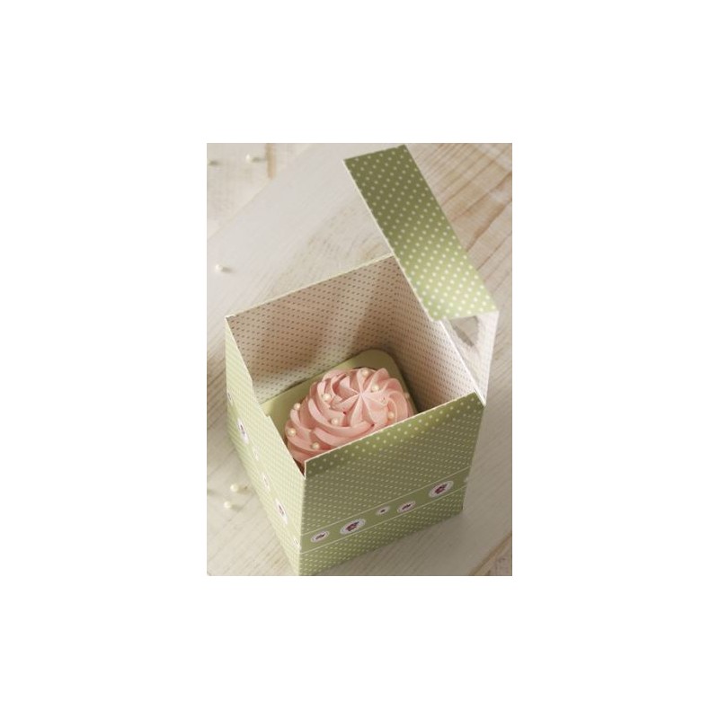 Cajas pack 2 cajas individuales cupcakes Garden Birkmann