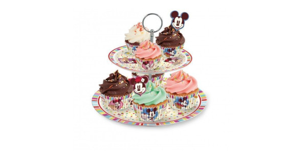 Stand presentación cupcakes pastelitos Family Bakery Disney