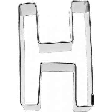 Cortante galleta letra H