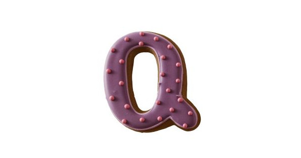 Cortante galleta letra "Q" Birkmann