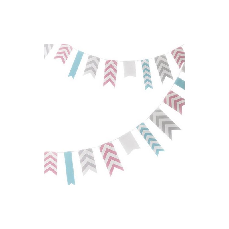 Guirnalda Chevron Pastel