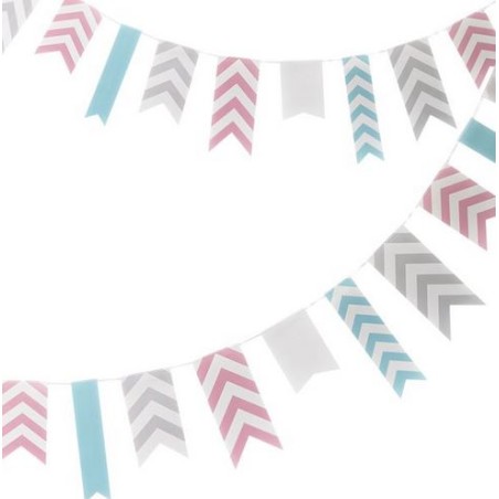 Guirnalda Chevron Pastel
