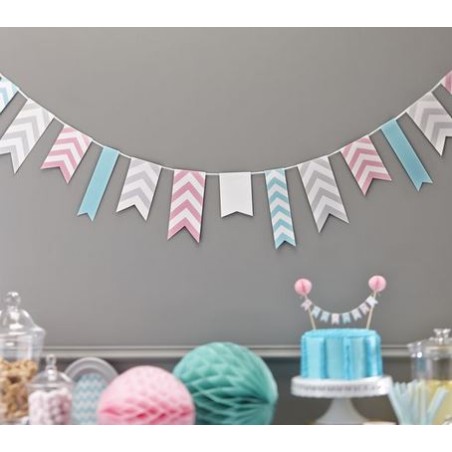 Guirnalda Chevron Pastel