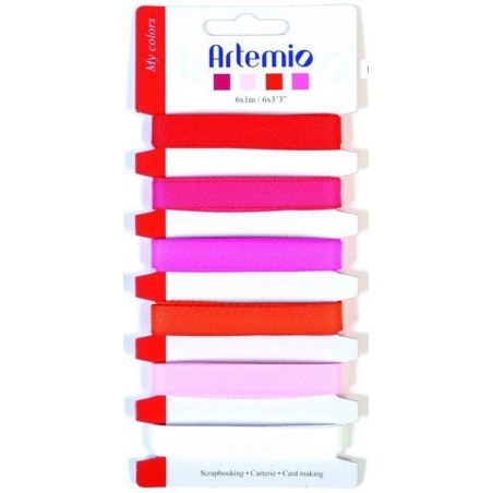 Pack de Cintas de Tela Tonos Rojo