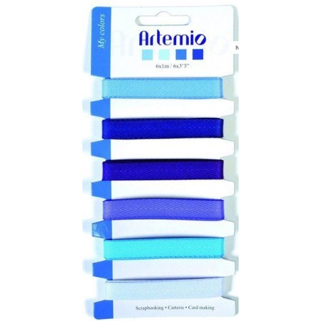 Pack de Cintas de Tela Tonos Azules