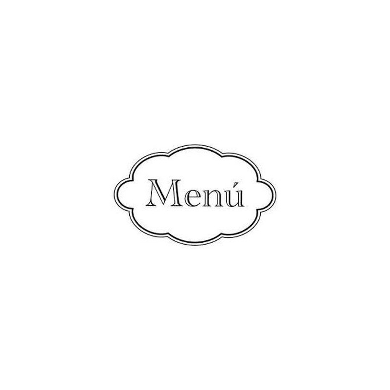 Sello de Madera Menu