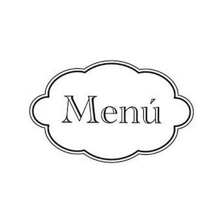 Sello de Madera Menu