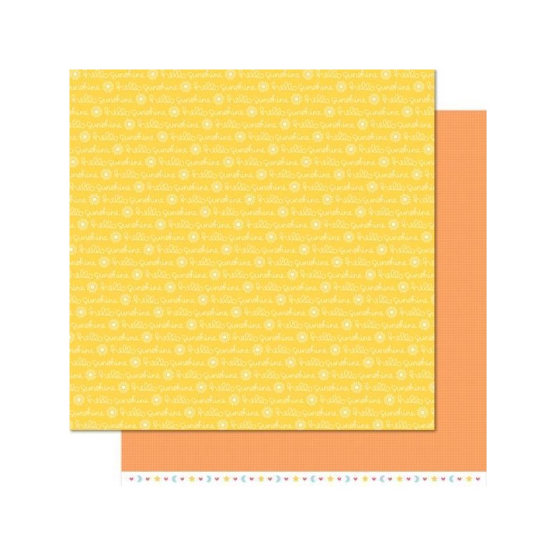 Papel doble cara Hello Sunshine
