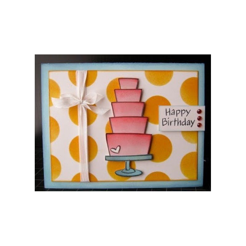 Set sellos transparentes Cake y Cupcake