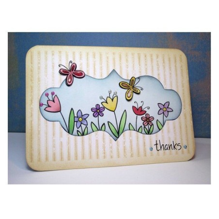 Set sellos transparentes Flores y Ramas