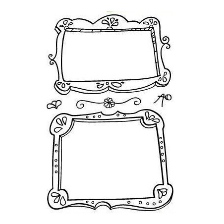 Set sellos transparentes Marcos
