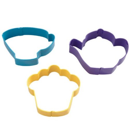 Cortante pack 3 cortantes Tea Party Wilton
