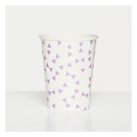 Vasos Fiesta Moña lila