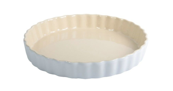 Fuente redonda de cerámica Blanca