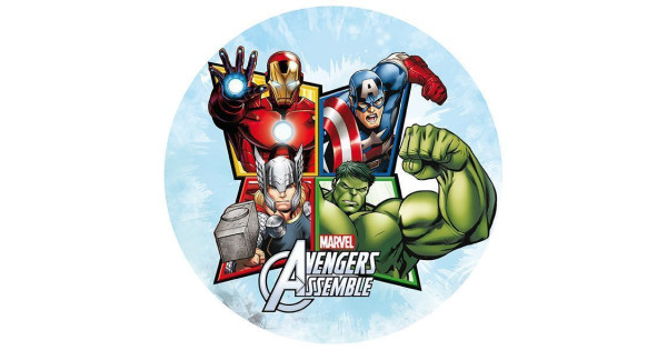 Oblea comestible Avengers Assemble Super Heroes 1